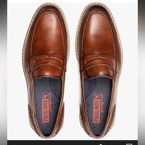 New PIKOLINOS Loafers Leather Avila for Man Brown Leather Loafers size 12